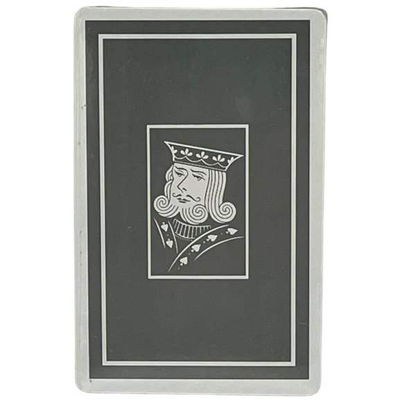 Baron Barclay Other - Vintage BARCLAY Playing Cards Gray King Spade Port Chester New York Sealed